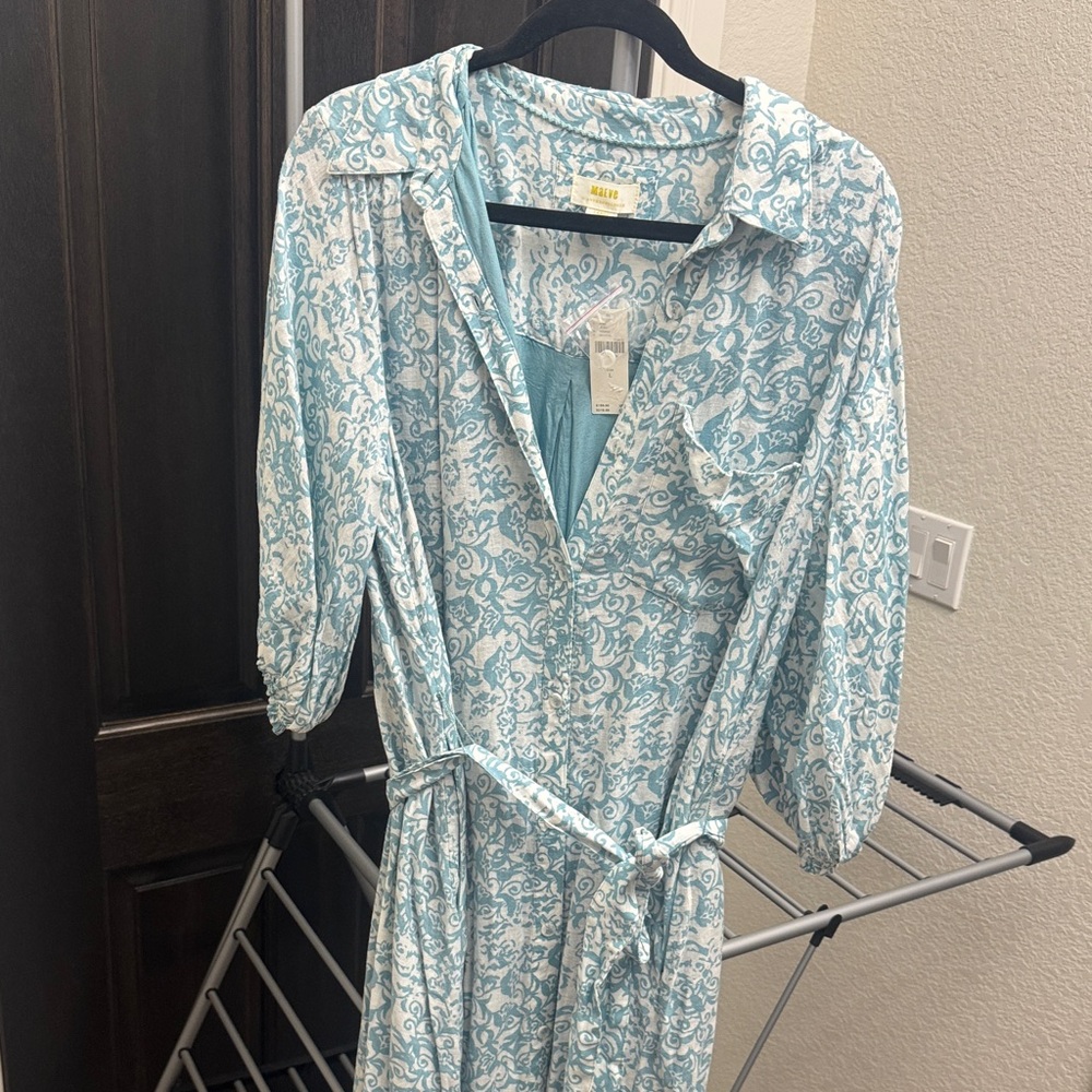 Maeve by Anthropologie ‘The Irene Linen Shirt  Dress’
